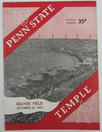 1952 Penn State Nittany Lions vs. Temple  College Football Program 137628