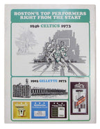 January 17, 1973 Boston Celtics vs.Portland Trail Blazers NBA Program