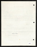 Fritz Crisler CFB HOF Signed 1952 Contract University of Michigan JSA 185589