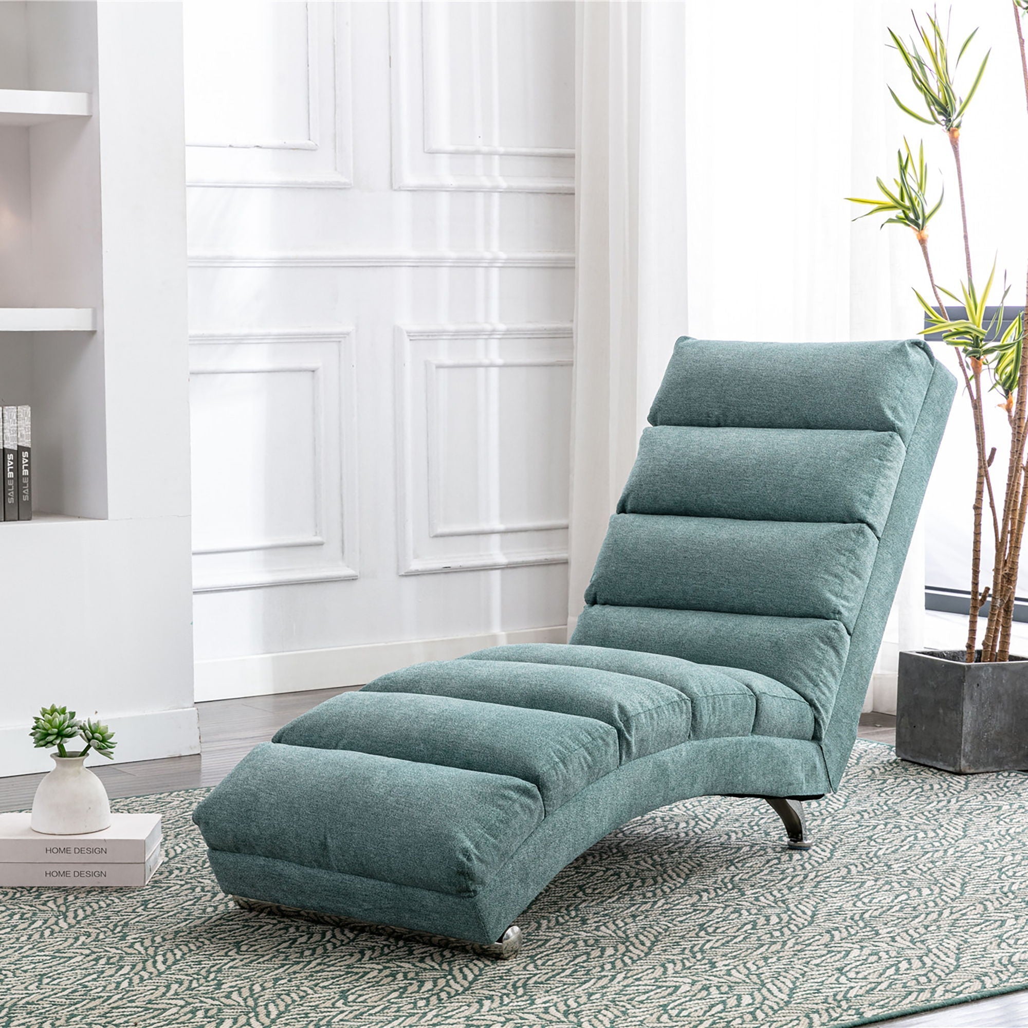 Massage Chaise Lounge Indoor, Ergonomic Electric Massage Lounger