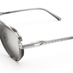Pilot Sunglasses // Silver