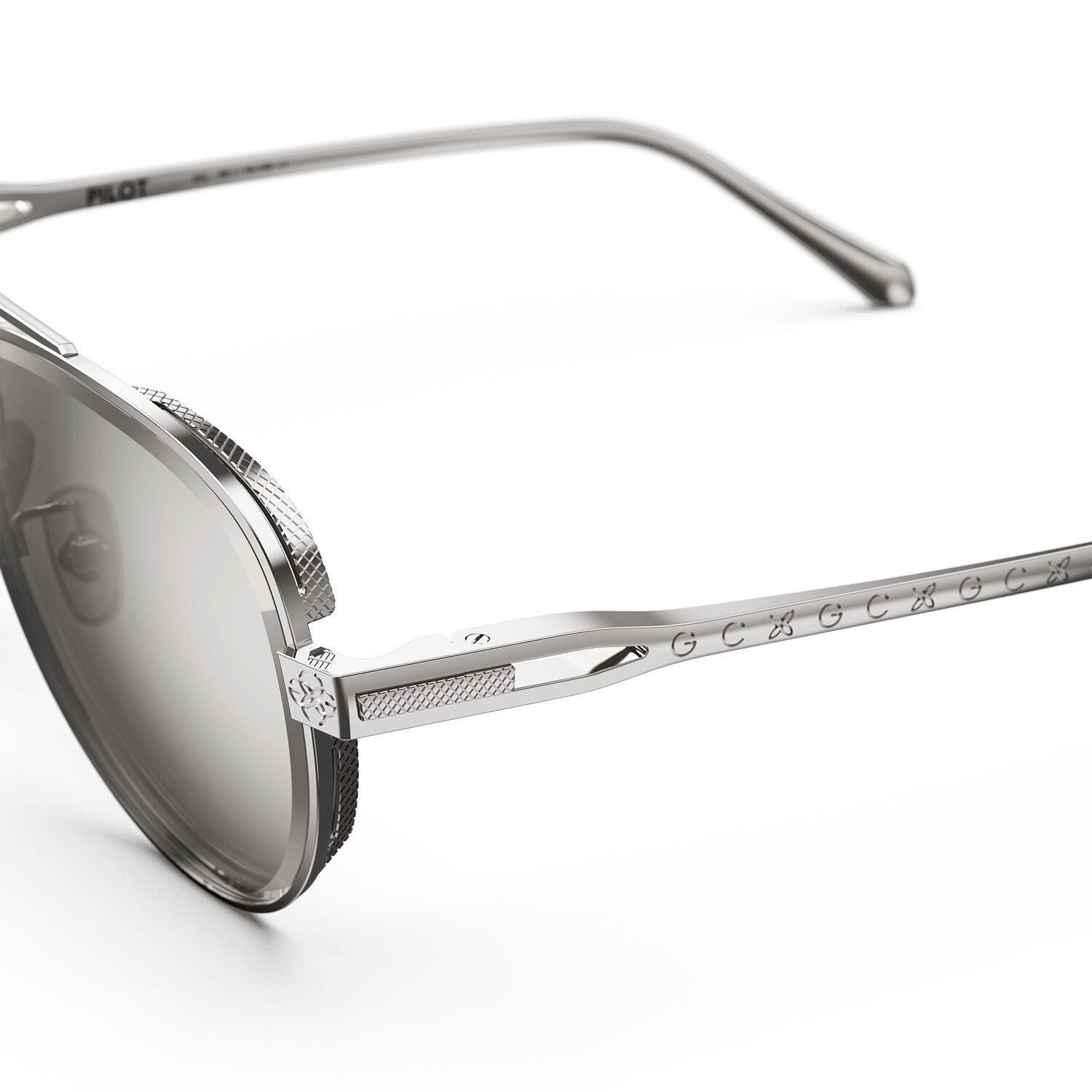 Pilot Sunglasses // Silver
