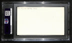 Rip Miller CFB HOF Signed/Auto 3x5 Index Card Notre Dame PSA/DNA 189017