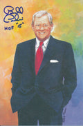 Bill Polian Colts Signed/Inscr 2015 GLAC/Goal Line Art Postcard PSA/DNA 186322