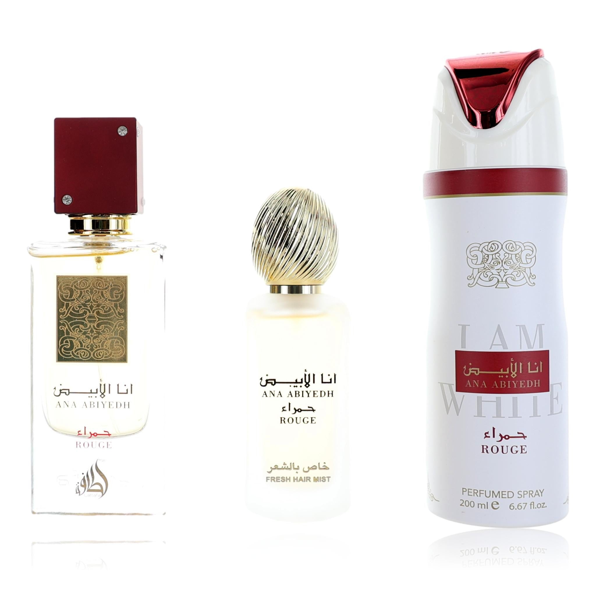 Ana Abiyedh Rouge, 3 Piece Gift Set for Unisex