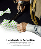 Vittorio Farina Men's Polka Dot Satin Bow Tie & Pocket Square in Gift Box