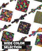 Vittorio Farina Men's Mardi Gras Satin Bow Tie & Pocket Square in Gift Box