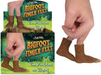 Bigfoot Feet (Set of 2) Sasquatch Finger Hand Puppet Play Toys  - Archie McPhee