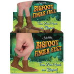 Bigfoot Feet (Set of 2) Sasquatch Finger Hand Puppet Play Toys  - Archie McPhee