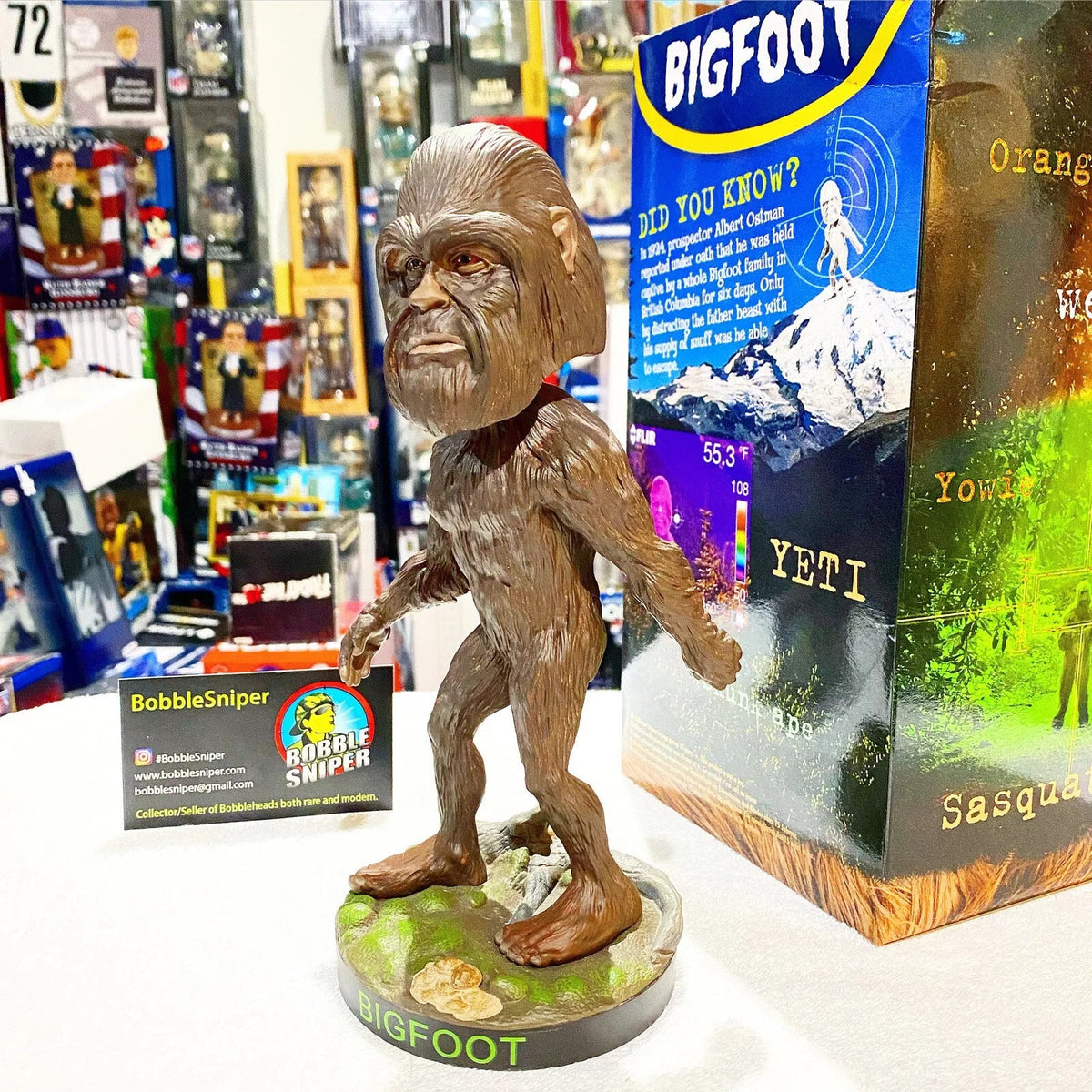 Bigfoot Bobblehead Premium Lifelike Art Statue Sasquatch Figure - Royal Bobbles
