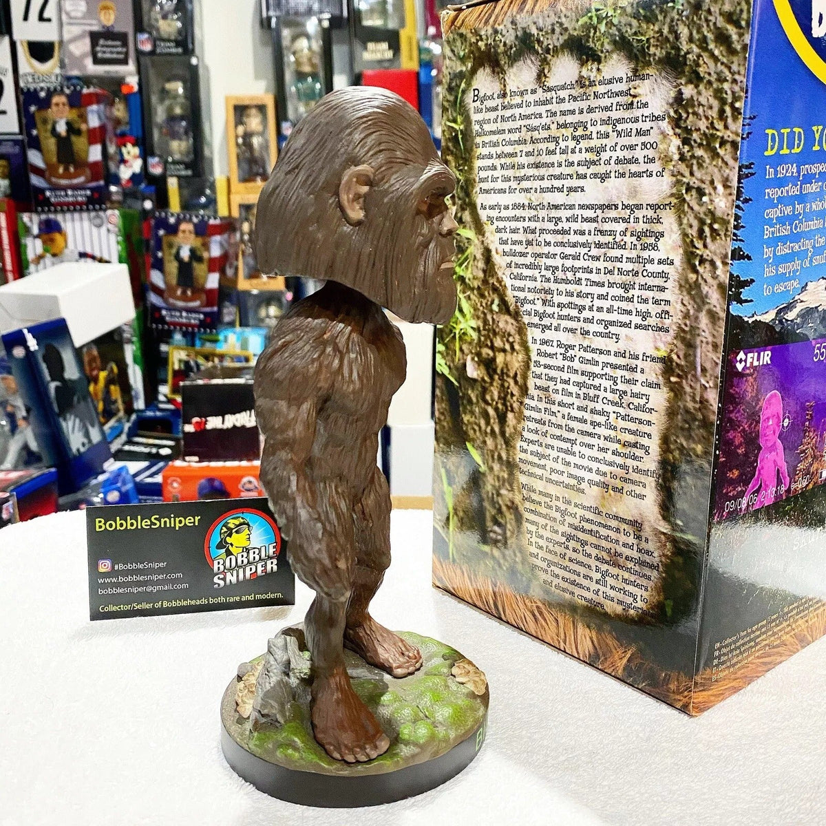 Bigfoot Bobblehead Premium Lifelike Art Statue Sasquatch Figure - Royal Bobbles
