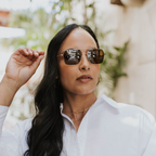 Bimini - Metal & Wood Sunglasses