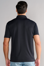 Short Sleeve Polo Solid // Black