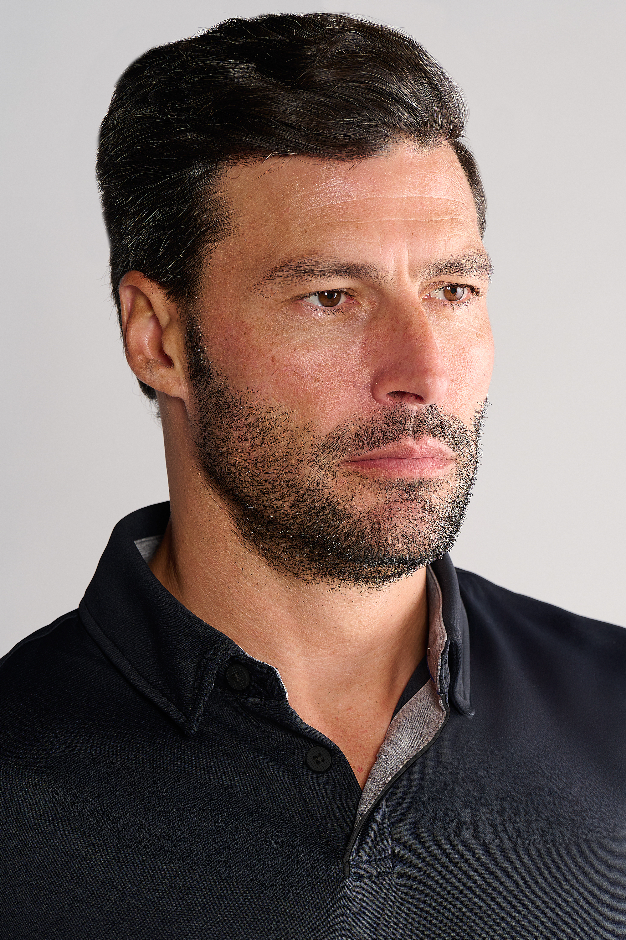 Short Sleeve Polo Solid // Black