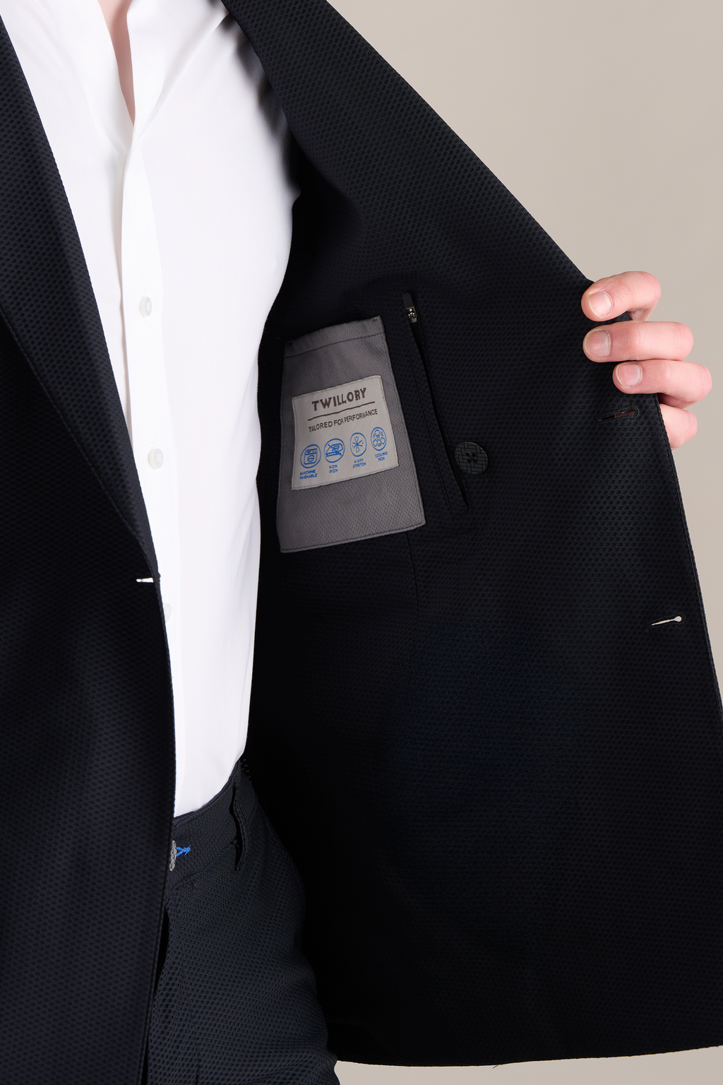 AIR Double Breasted Blazer // Black