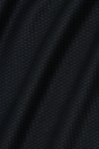 Long Sleeve Sweater Polo Solid // Black