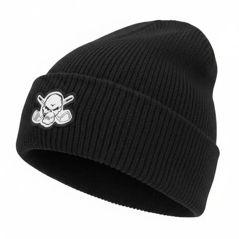 Cuffed Loose Knit Beanie (Black)