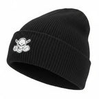 Cuffed Loose Knit Beanie (Black)