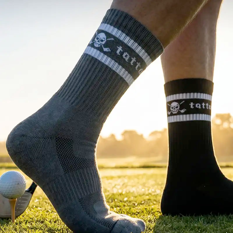 Performance Crew Cut Golf Socks - 3 Pack