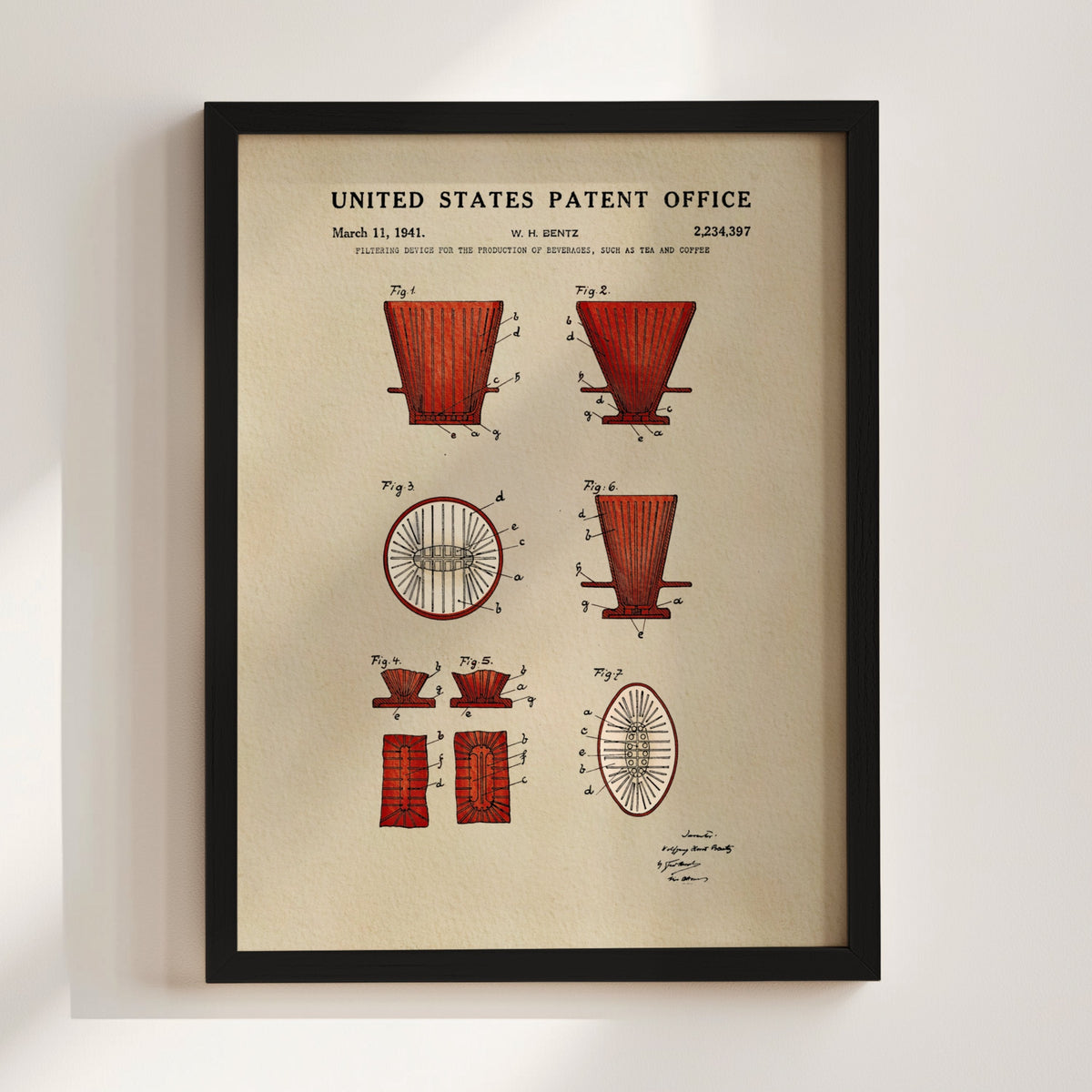 Coffee and Tea Filter (1941)