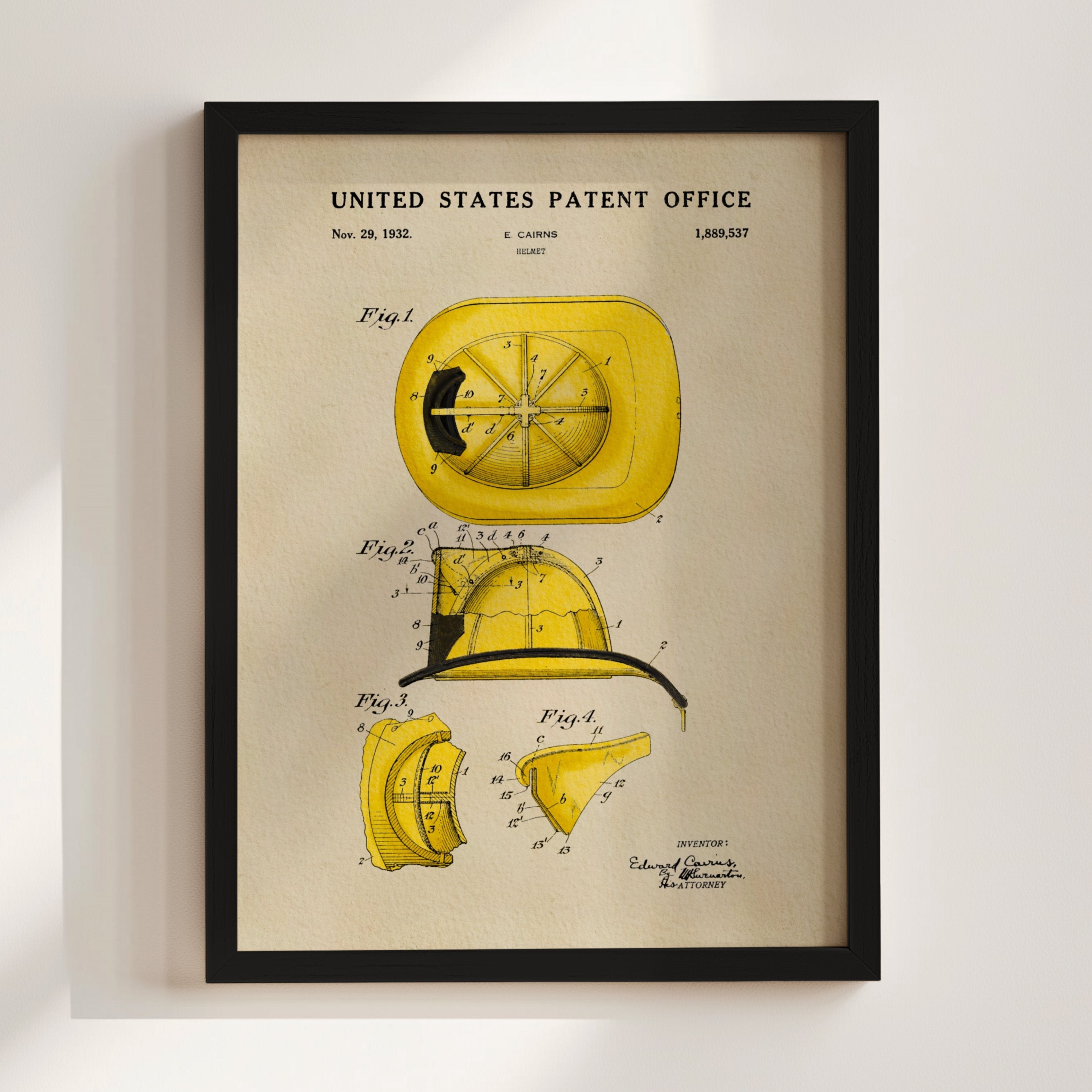 Yellow Fire Helmet (1932)