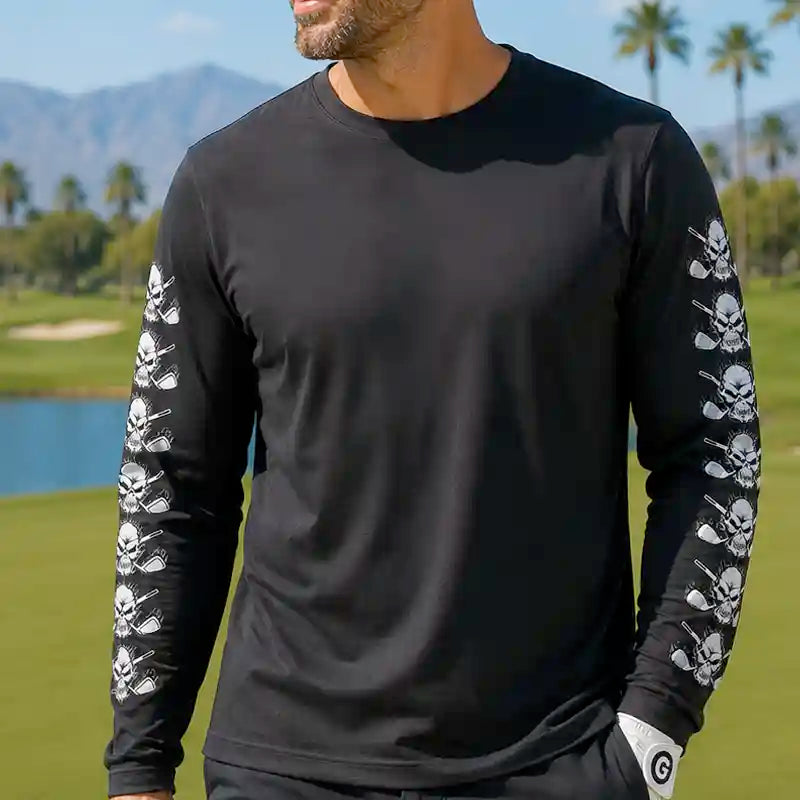 Golf Undershirt Long Sleeve (Black)