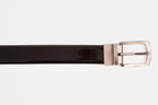 The Sun Reversible Black Patent Leather Belt