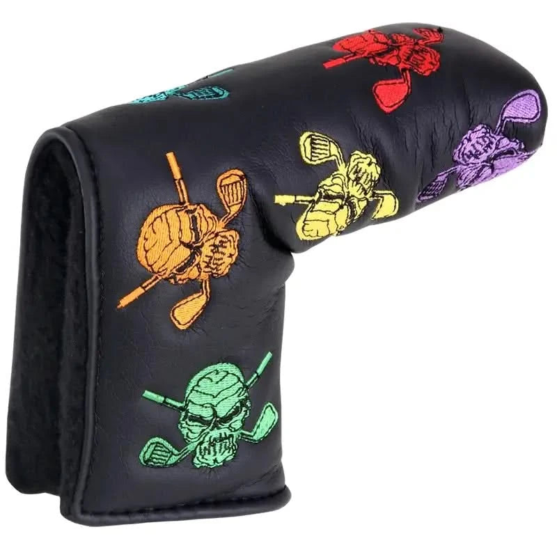 Dancing Skulls Putter Cover - Blade Style (Multicolor)