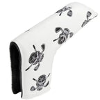 Dancing Skulls Putter Cover - Blade Style (White/Black)