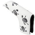 Dancing Skulls Putter Cover - Blade Style (White/Black)