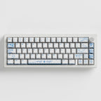 Blue Pottery Design Keycaps and Mechanical Keyboard
