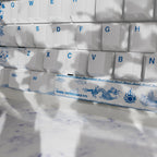 Blue Pottery Design Keycaps and Mechanical Keyboard