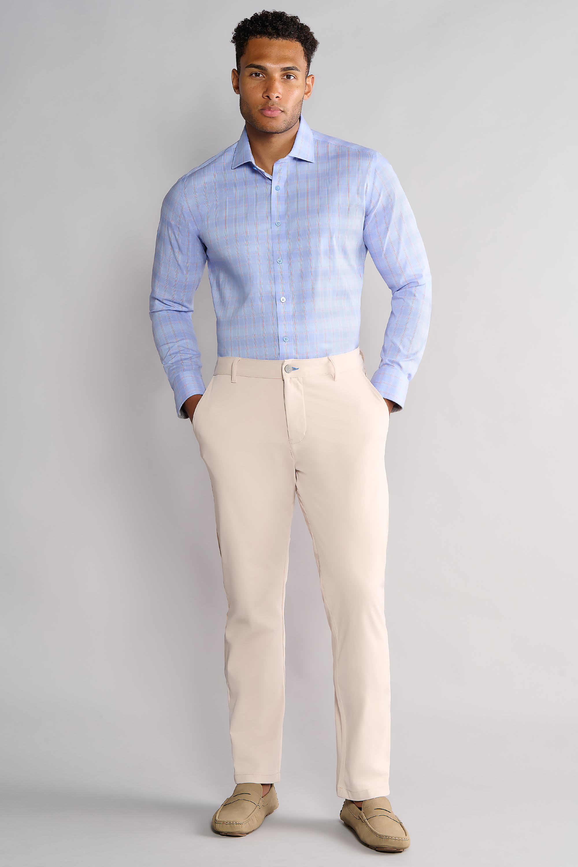 Leader Non-Iron Plaid // Blue Prince of Wales