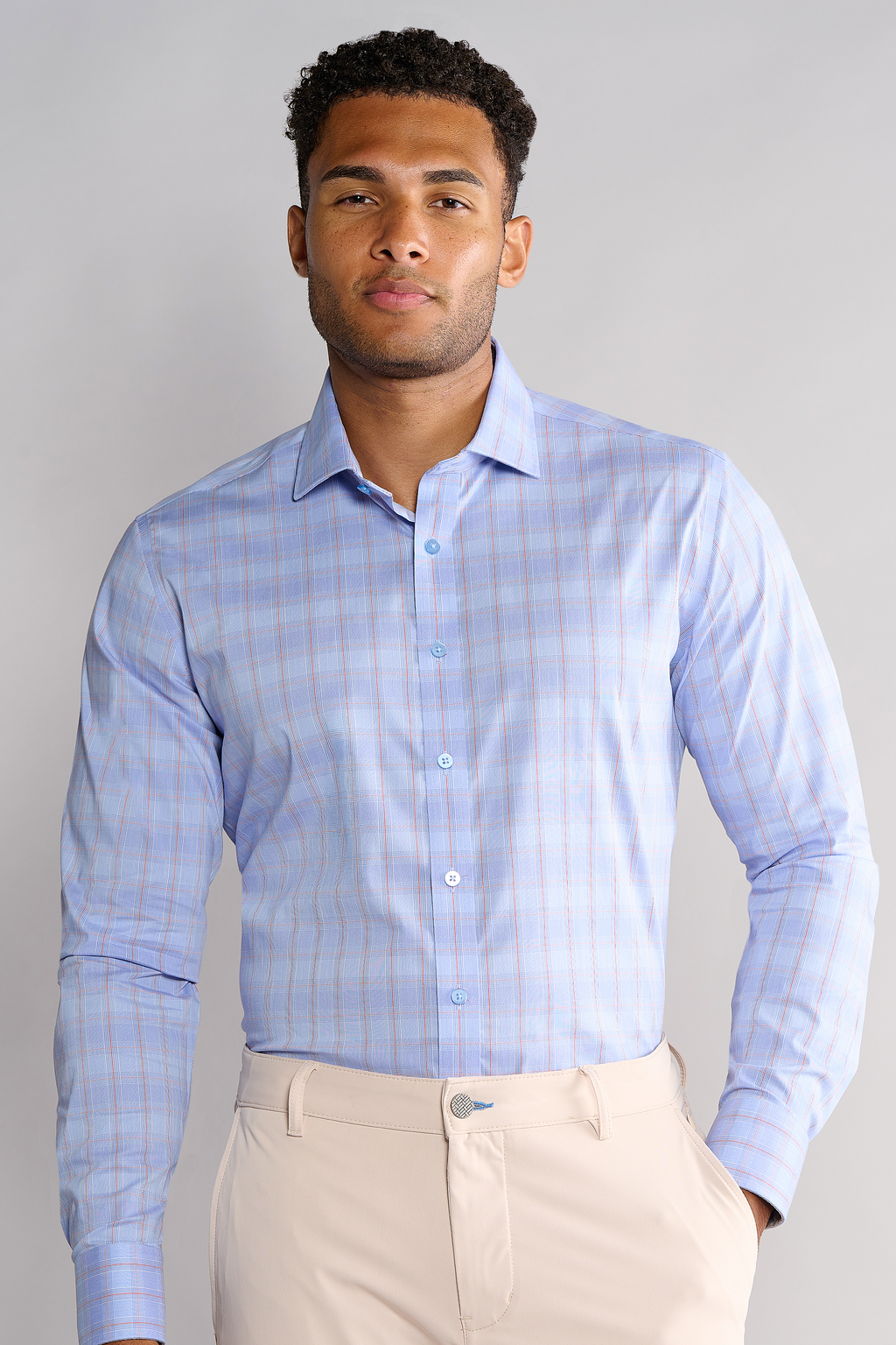 Leader Non-Iron Plaid // Blue Prince of Wales