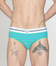 Mint Leaf/Blue Yonder Stripes
