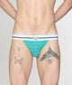 Mint Leaf/Blue Yonder Stripes
