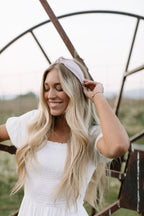 Blushing - Knotted Headband