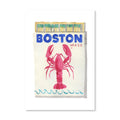 Boston Matchbook Art Print