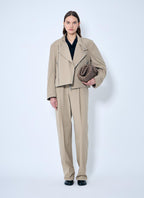 Bottega Veneta Women Compact Cotton Pants