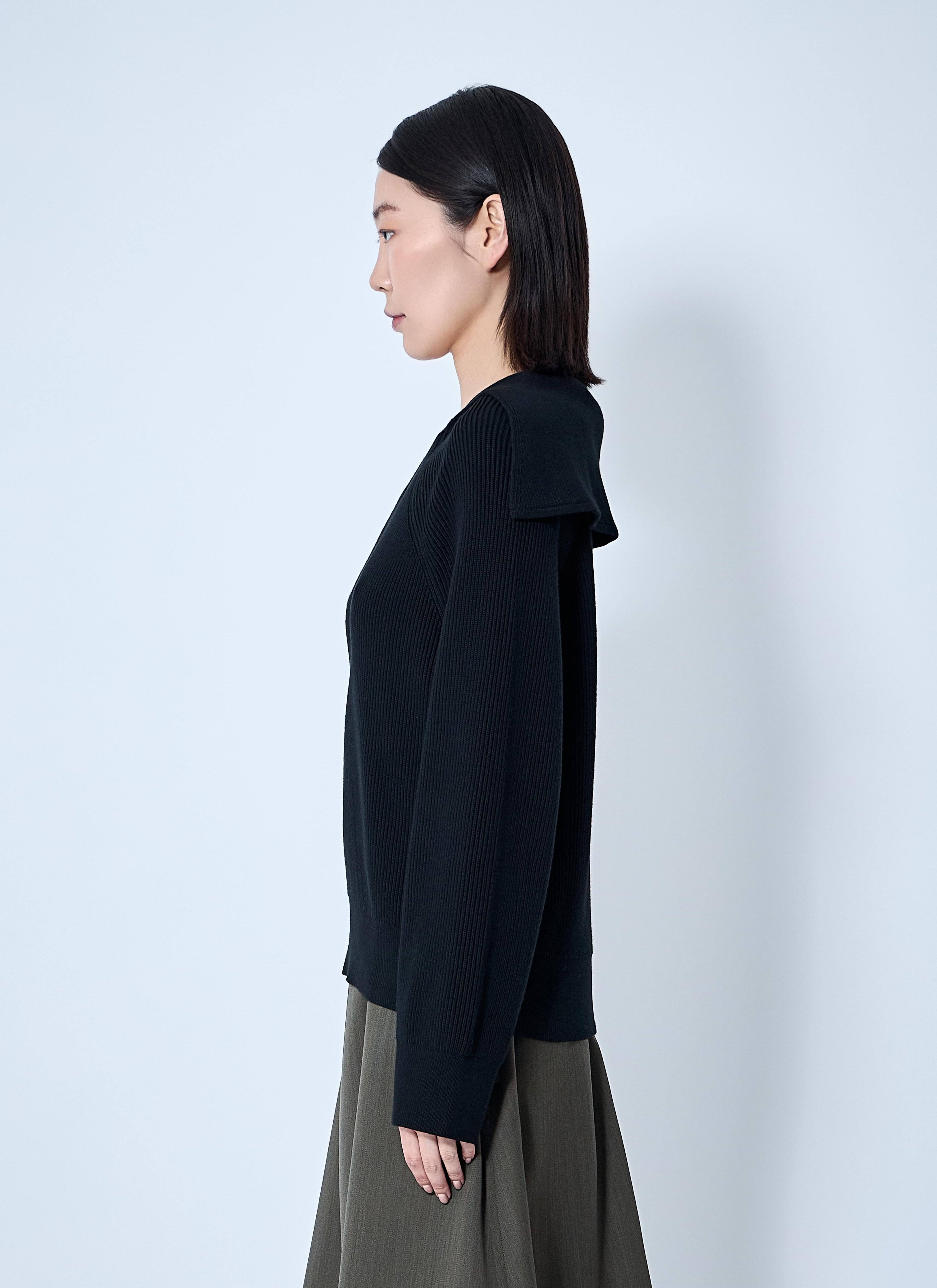 Bottega Veneta Women Ribbed Cotton Sweater