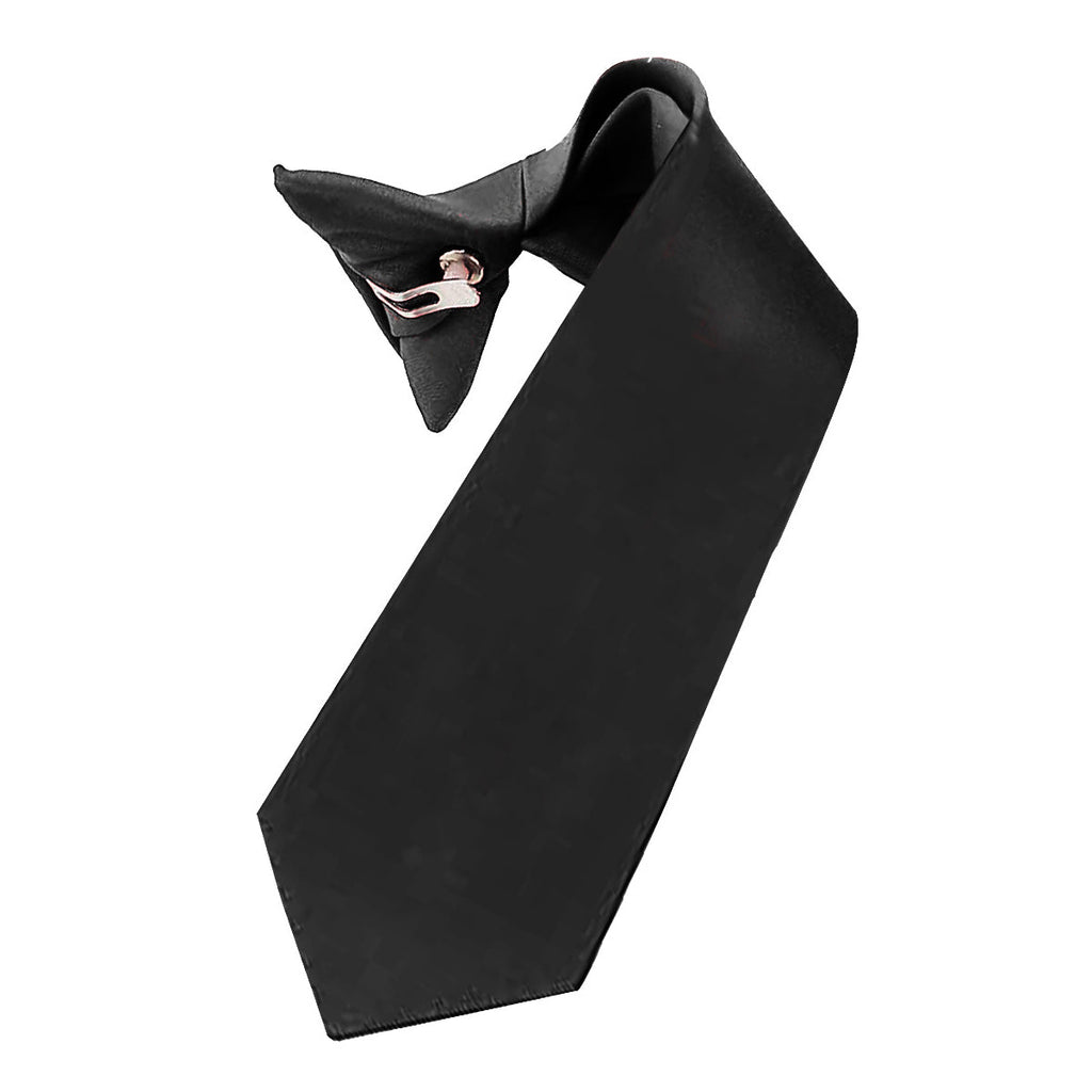 Vittorio Farina Boy's Satin Clip Necktie