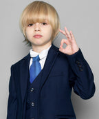 Vittorio Farina Boy's Satin Clip Necktie
