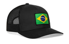 Brazil Flag International Trucker Hat  |  Brazilian Snapback