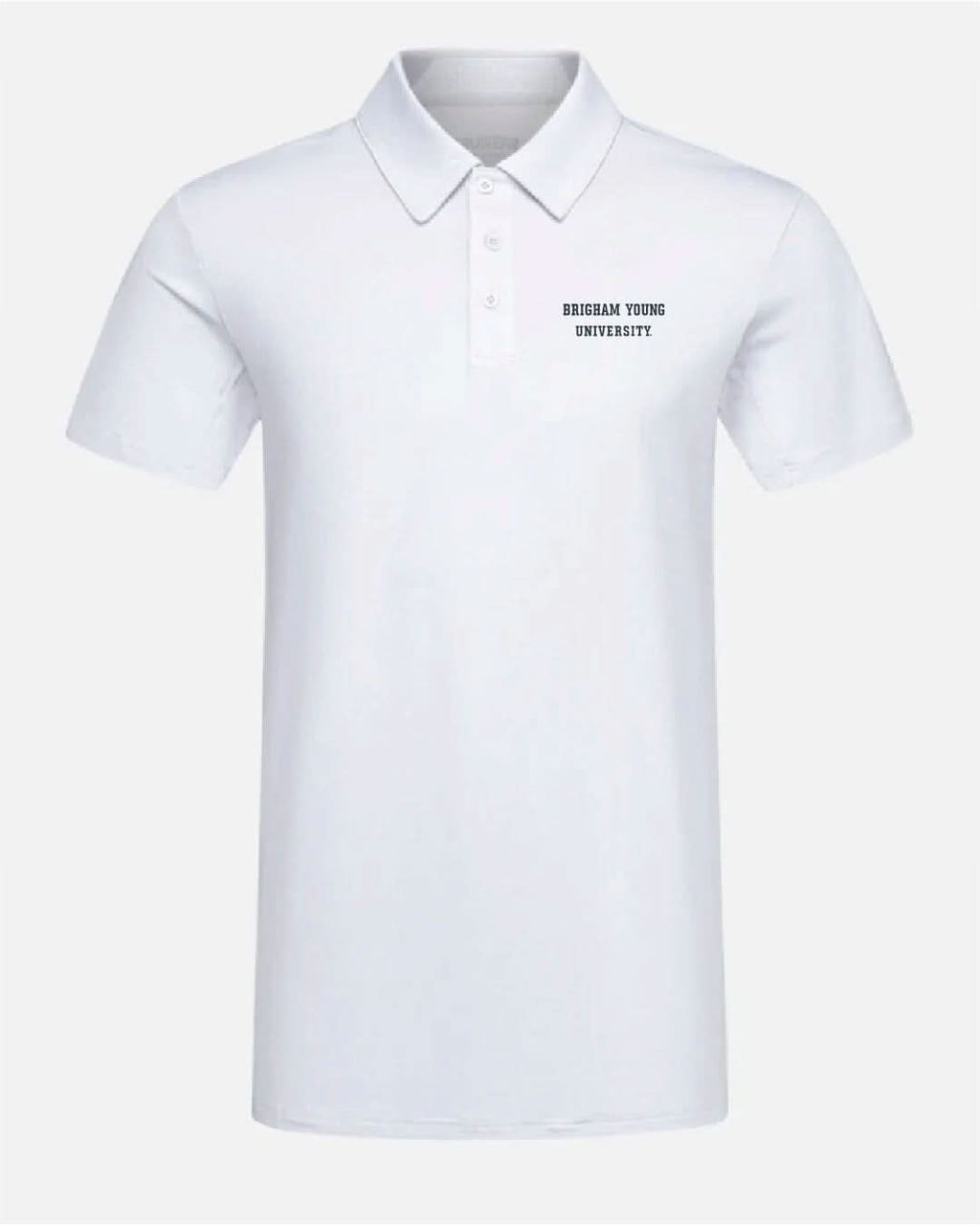 BYU Crest 2.0 Polo Light Grey