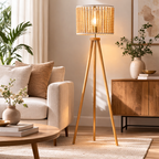 Brillo Three Legged Floor Lamp Natural