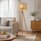 Brillo Three Legged Floor Lamp Natural