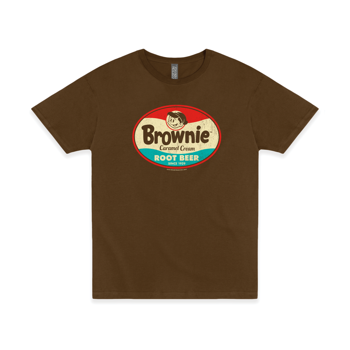 Brownie™ Caramel Cream Root Beer Tee | Vintage Soda Unisex Graphic T-Shirt