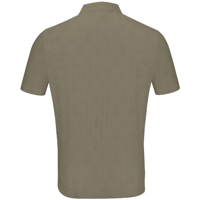 Barocco Command Chic Men's Short Sleeve Shirt - Khaki
