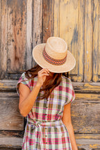 Bucket Palm Leaf Straw Hat
