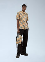 Burberry Men Check Poplin Shirt